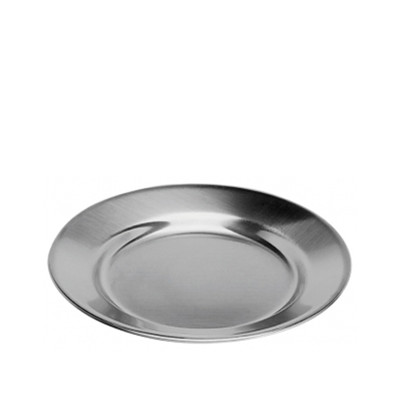 Prato Inox Gourmet Ladeiro Redondo 23.5X2.7cm